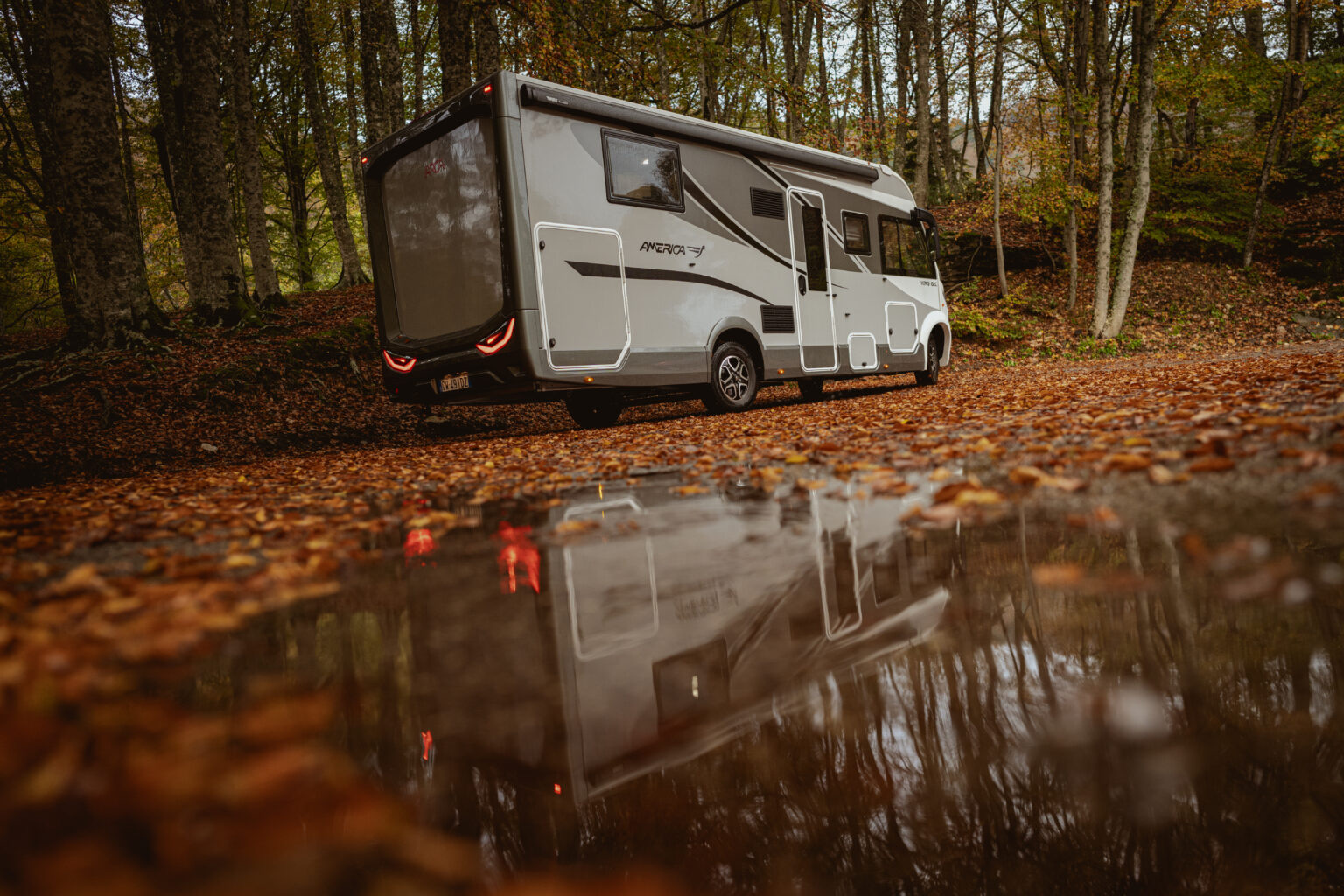 Camper Arca Motorhome sulla neve